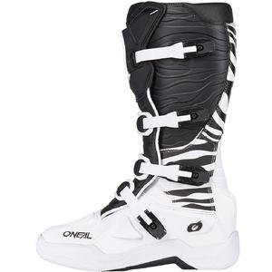 O'Neal 3SRS Zebra Motocross-Stiefel schwarz-weiß