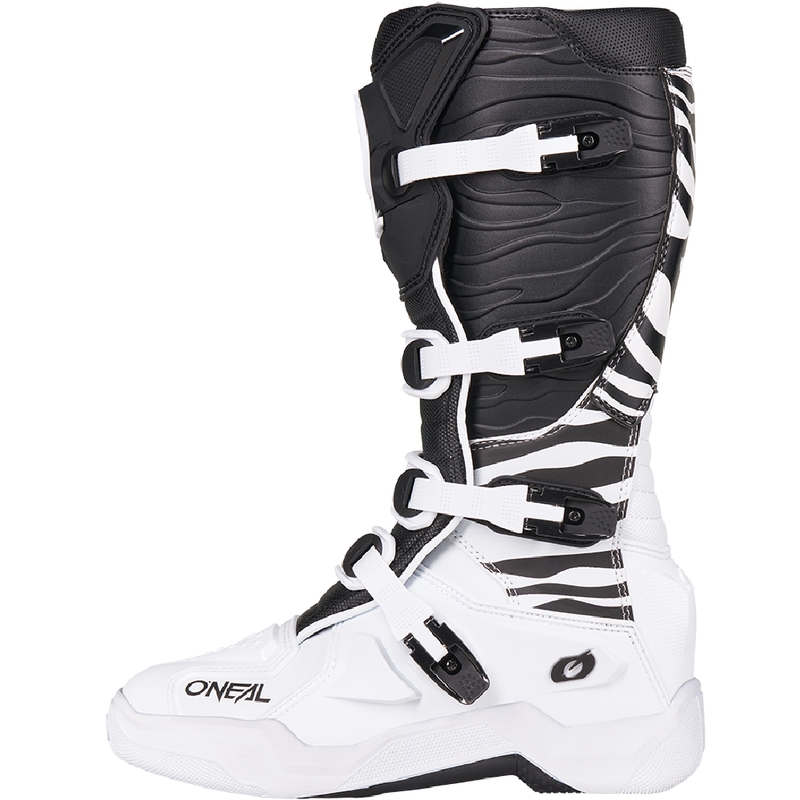O'Neal 3SRS Zebra Motocross-Stiefel schwarz-weiß