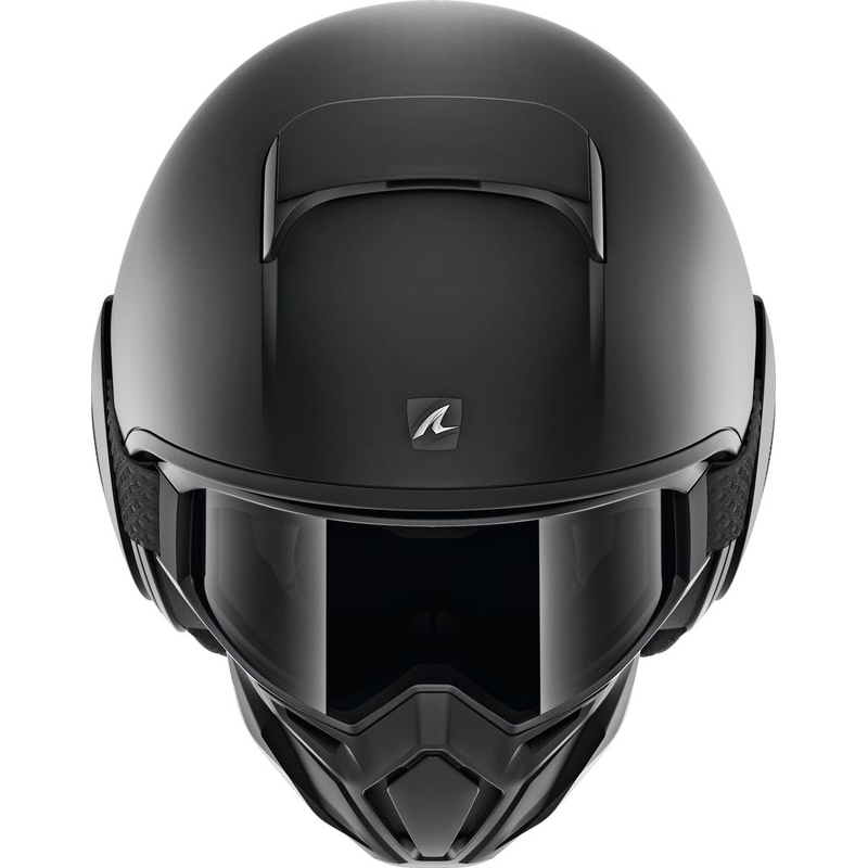 Offener Helm SHARK STREET DRAK Blank Matte Schwarz Ausverkauf