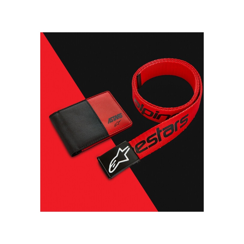 Alpinestars Linear Web Belt schwarz-rot