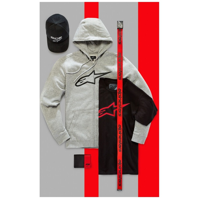 Alpinestars Linear Web Belt schwarz-rot