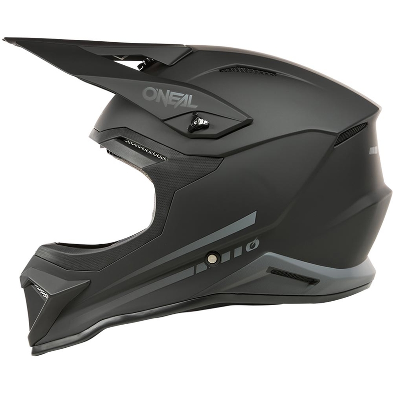 O'Neal 3SRS Kinder-Motocrosshelm, einfarbig mattschwarz