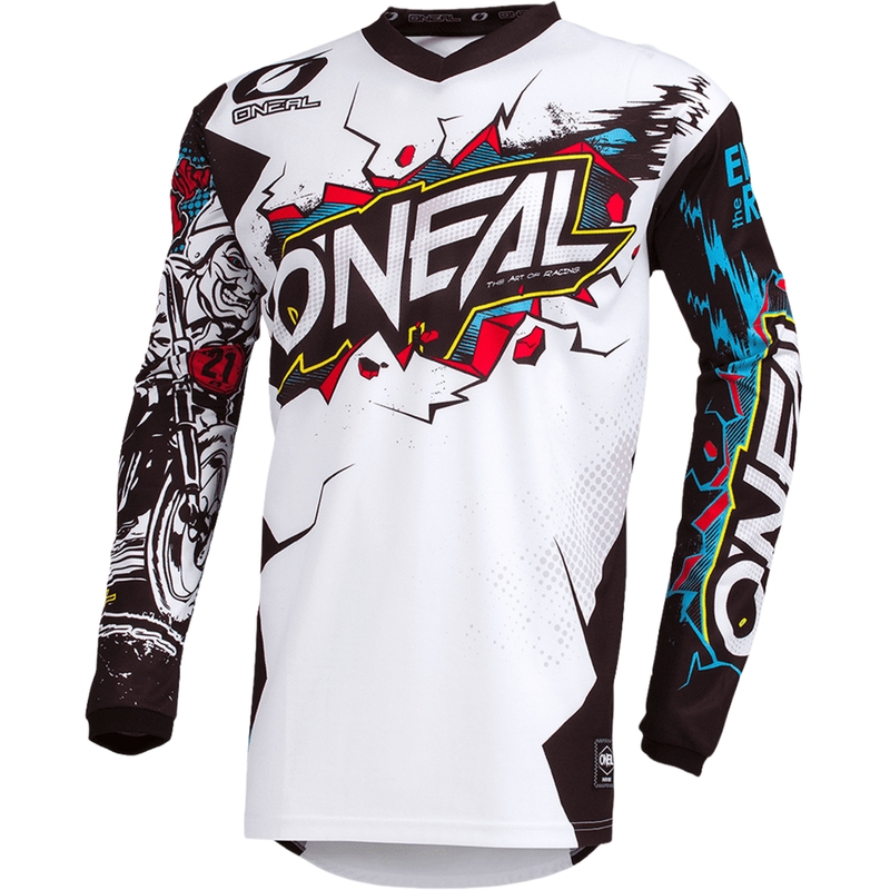 O'Neal Element Villain Kinder-Motocross-Trikot Weiß