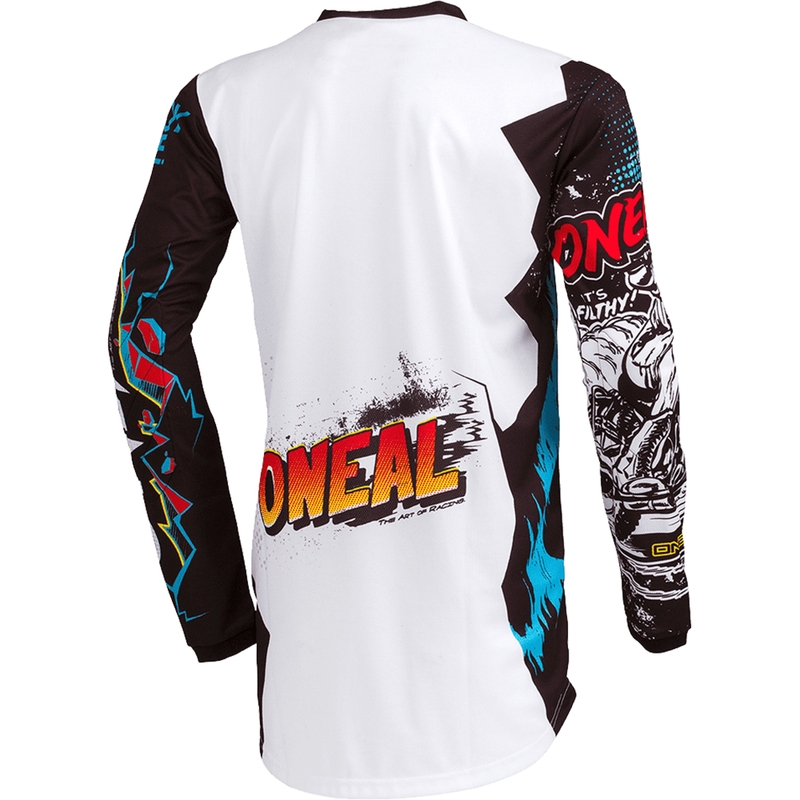 O'Neal Element Villain Kinder-Motocross-Trikot Weiß
