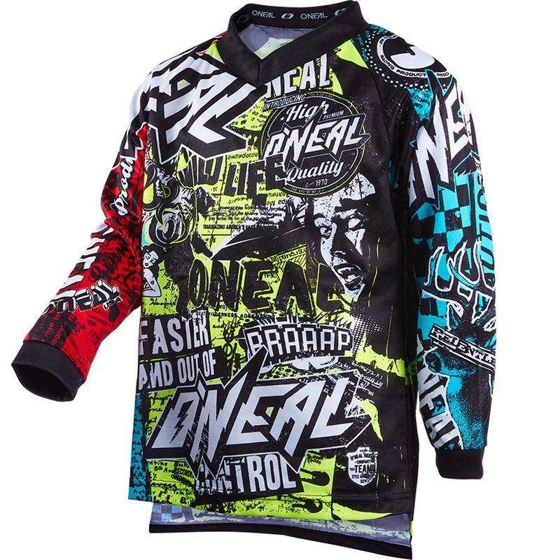 O'Neal Element Wild Kinder-Motocross-Trikot, mehrfarbig