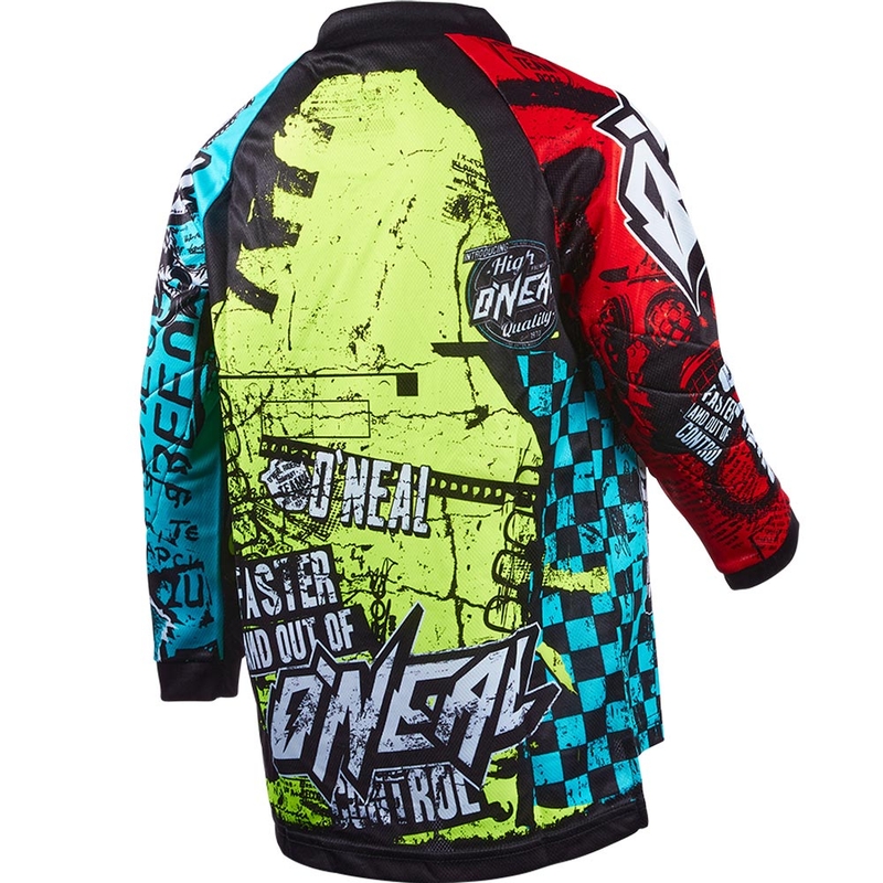 O'Neal Element Wild Kinder-Motocross-Trikot, mehrfarbig