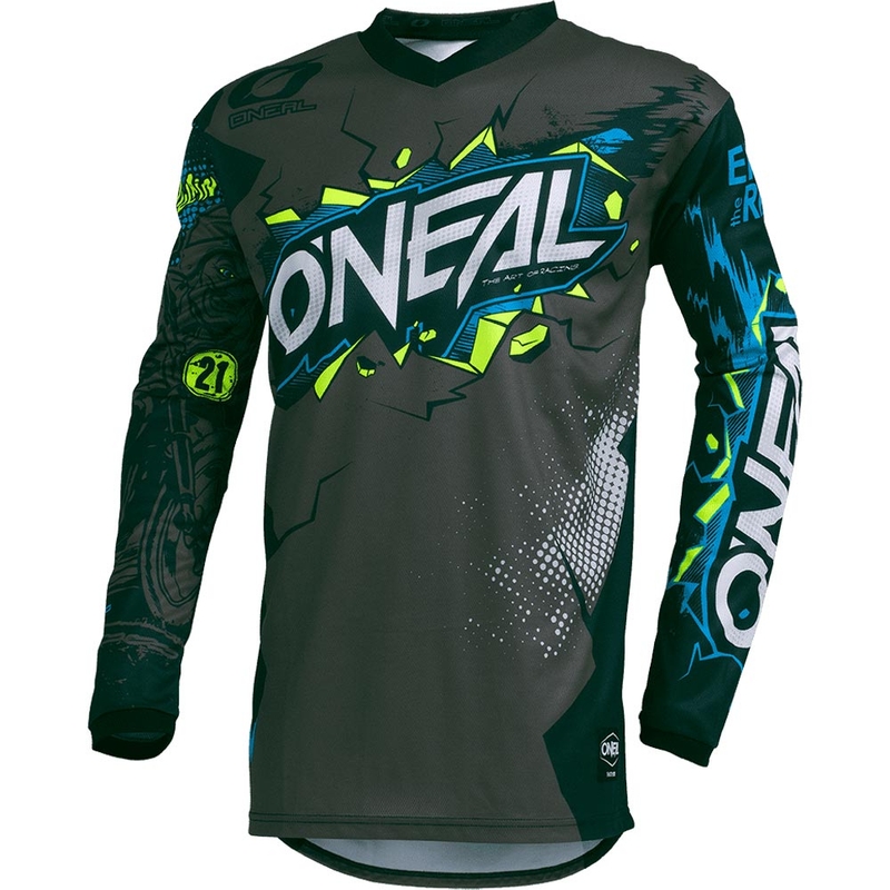 O'Neal Element Villain Kinder-Motocross-Trikot Grau