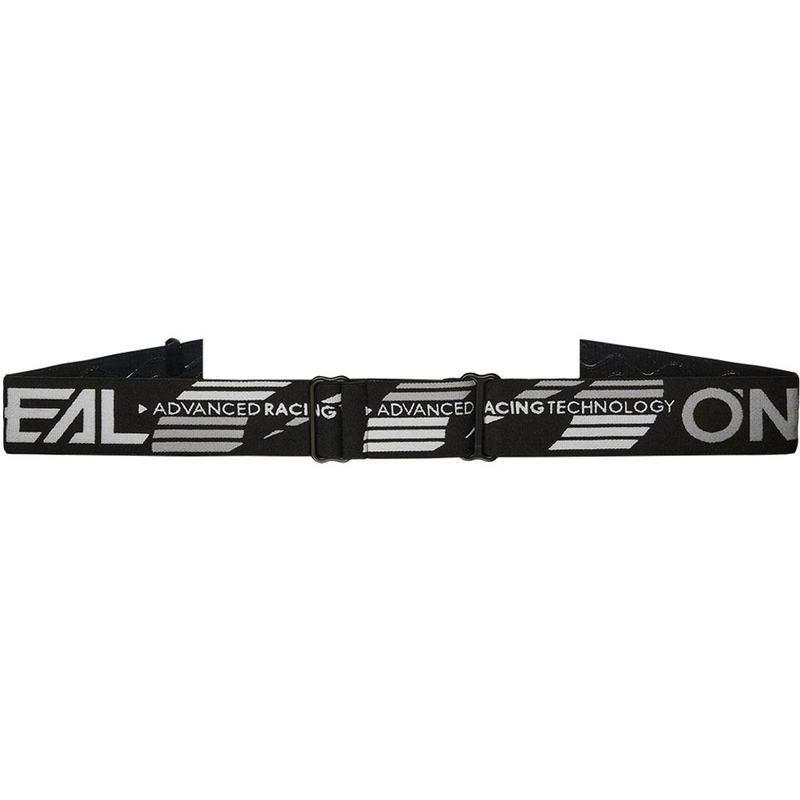 O'Neal B-10 Solid Kinder-Motocrossbrille, schwarz mit klaren Gläsern