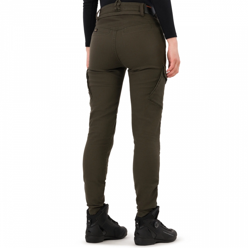 Shima Recon Damen-Motorradjeans grün
