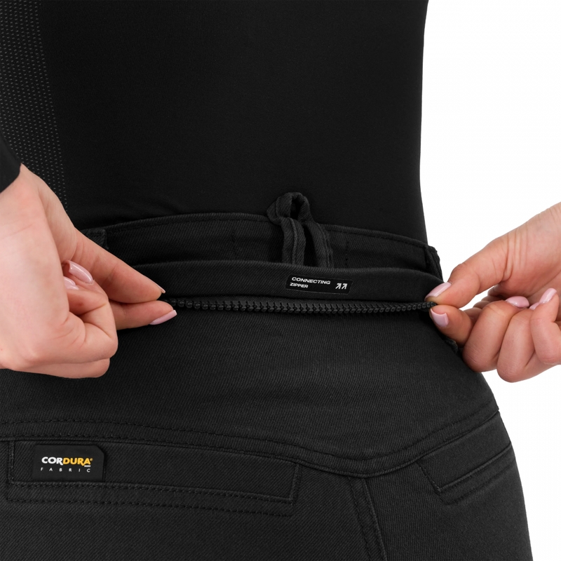 Damen-Motorradhose Shima Recon schwarz