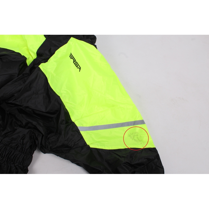 Regenanzug RSA schwarz-fluo gelb - II. Qualität