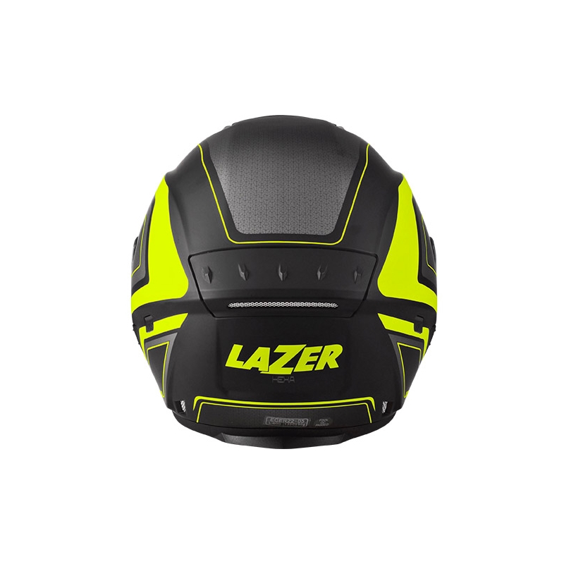Offener Motorradhelm Lazer Tango Hexa schwarz-fluo gelb Ausverkauf