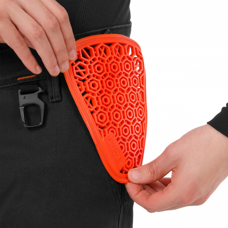 Shima Recon verlängerte Motorradhose schwarz