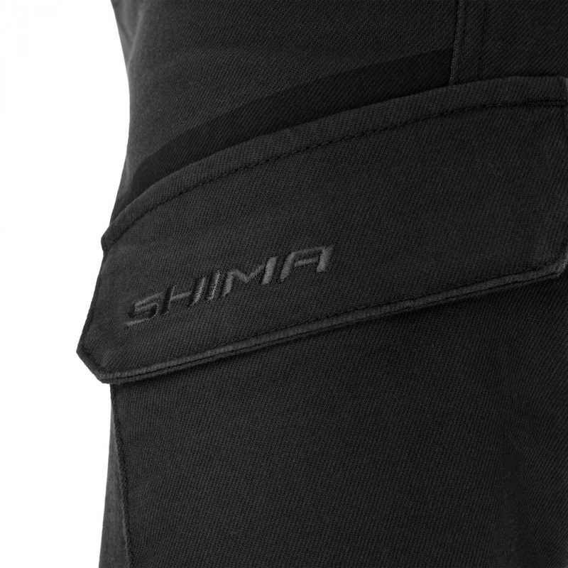 Shima Recon verlängerte Motorradhose schwarz