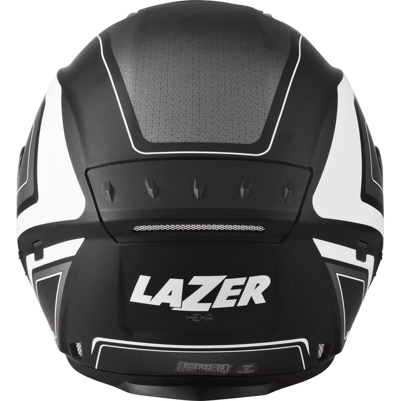 Offener Motorradhelm Lazer Tango Hexa schwarz und weiß