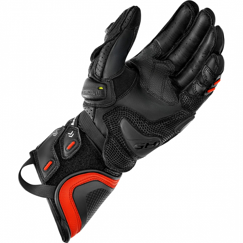 Motorradhandschuhe Shima RS-3 fluoreszierend rot