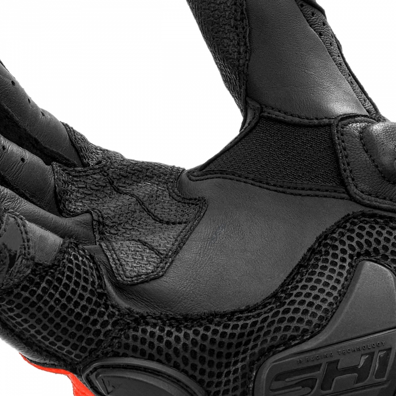 Motorradhandschuhe Shima RS-3 fluoreszierend rot