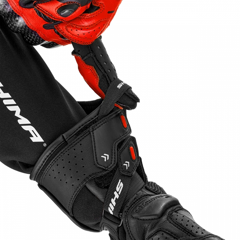 Motorradhandschuhe Shima RS-3 fluoreszierend rot