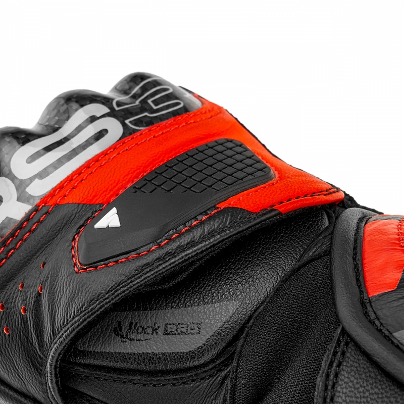 Motorradhandschuhe Shima RS-3 fluoreszierend rot