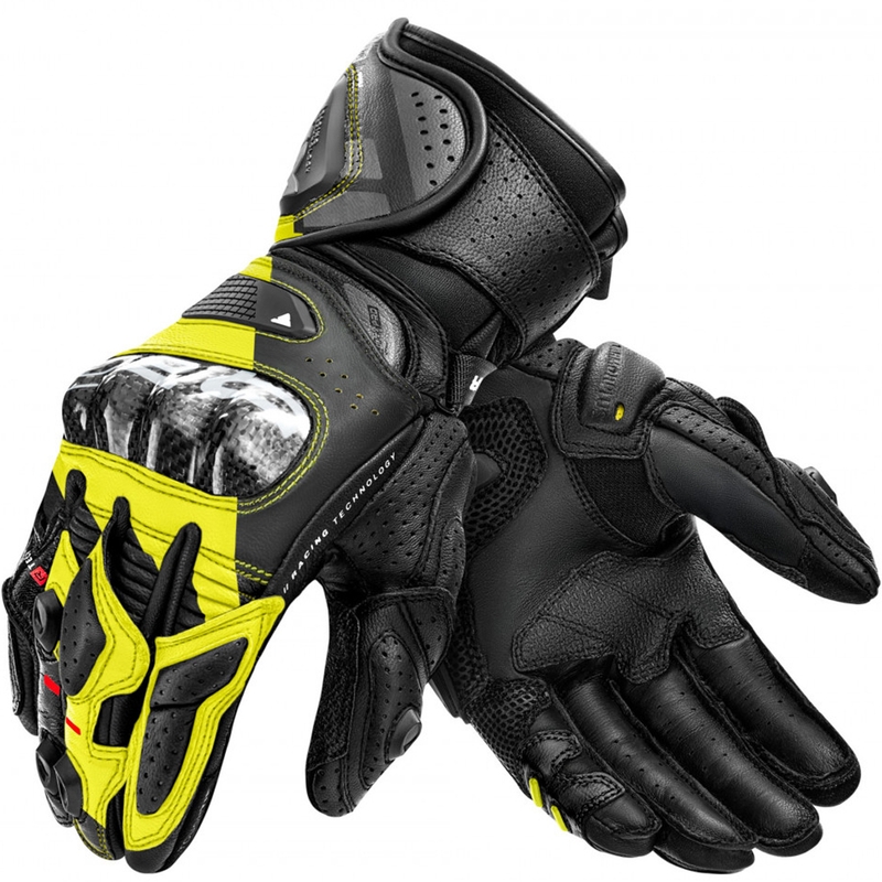 Shima RS-3 Motorradhandschuhe, fluoreszierend gelb