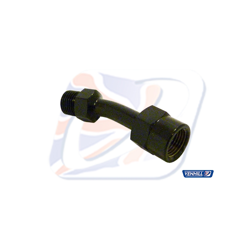 Swivel joint Venhill 20DEG 1/8TH BSP schwarz