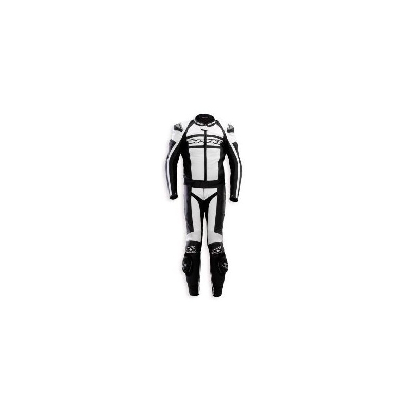 Kombinéza na motorku Spyke SKIN DIV MAN - white
