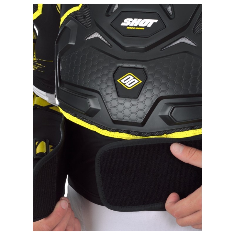 Shot Interceptor schwarz und gelb body protector Ausverkauf