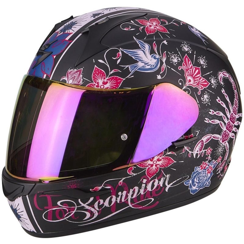 Integralhelm Scorpion EXO-390 Chica schwarz-rosa