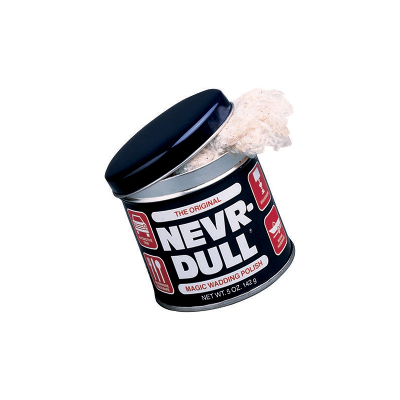 Polier- und Reinigungswatte für Chrom und Metalle NEVR-DULL