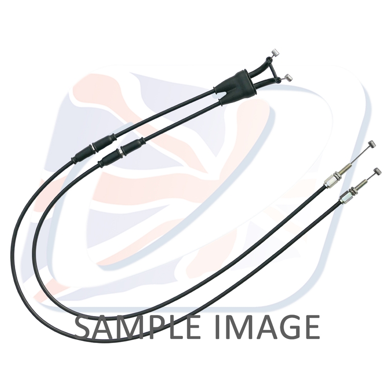 Throttle cables (pair) Venhill featherlight schwarz