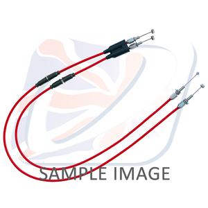 Throttle cables (pair) Venhill H02-4-045-RD featherlight rot