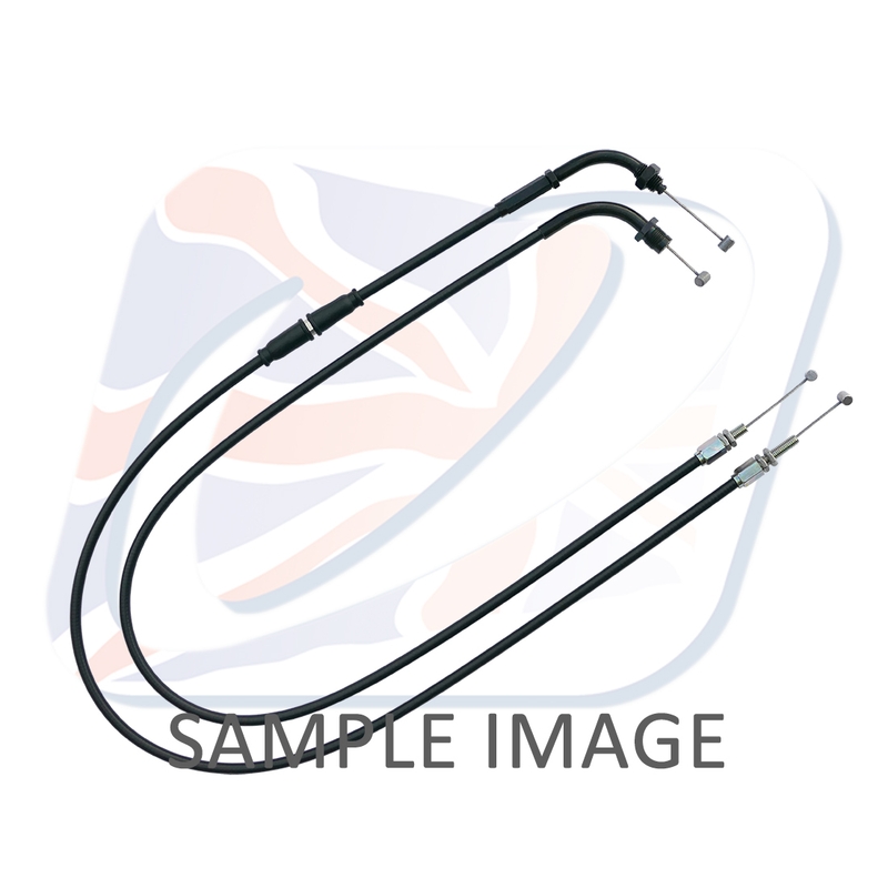 Throttle cables (pair) Venhill featherlight schwarz