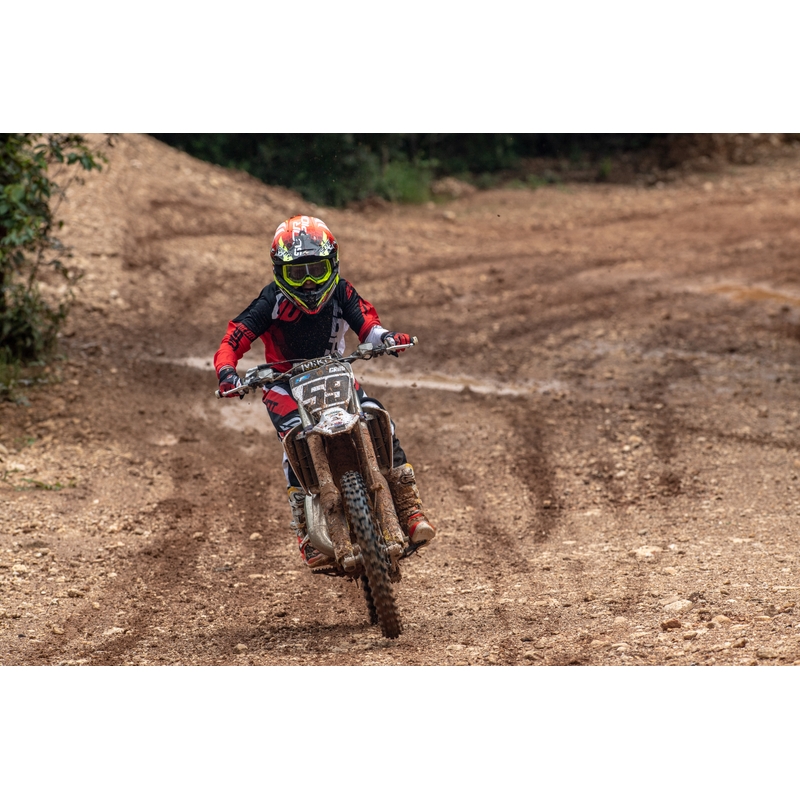 Kinder Motocross Hose Shot DEVO Ultimate schwarz-rot