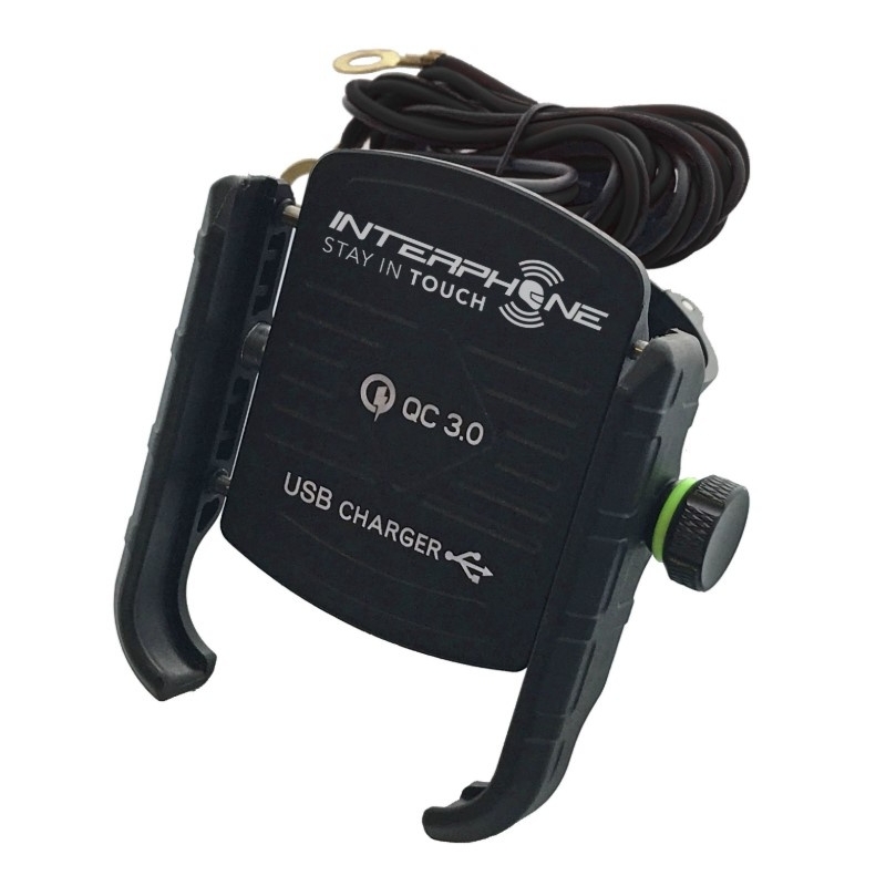 Universal Interphone Motocrab-Halterung mit USB-Anschluss