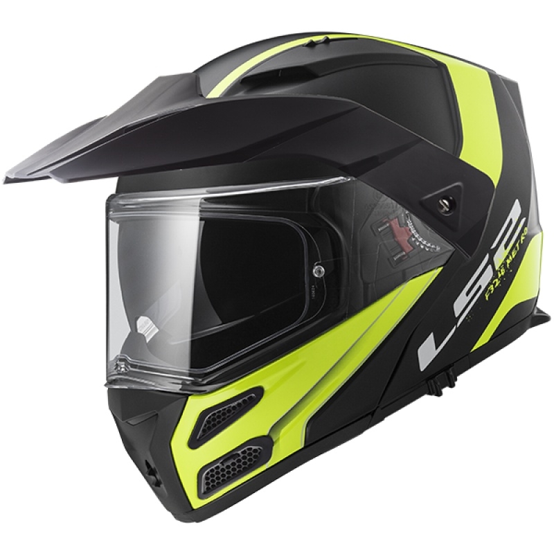 Klapphelm LS2 FF324 Metro EVO Rapid schwarz-fluorgelb - Klasse II