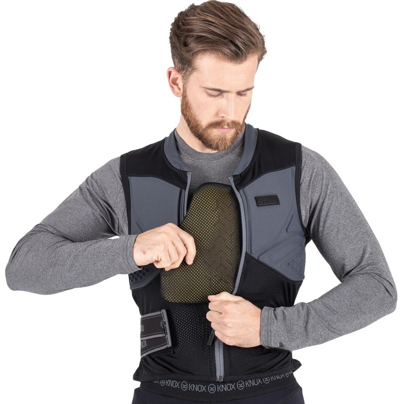 Knox Micro-Lock Brustprotektor Upgrade Schwarz