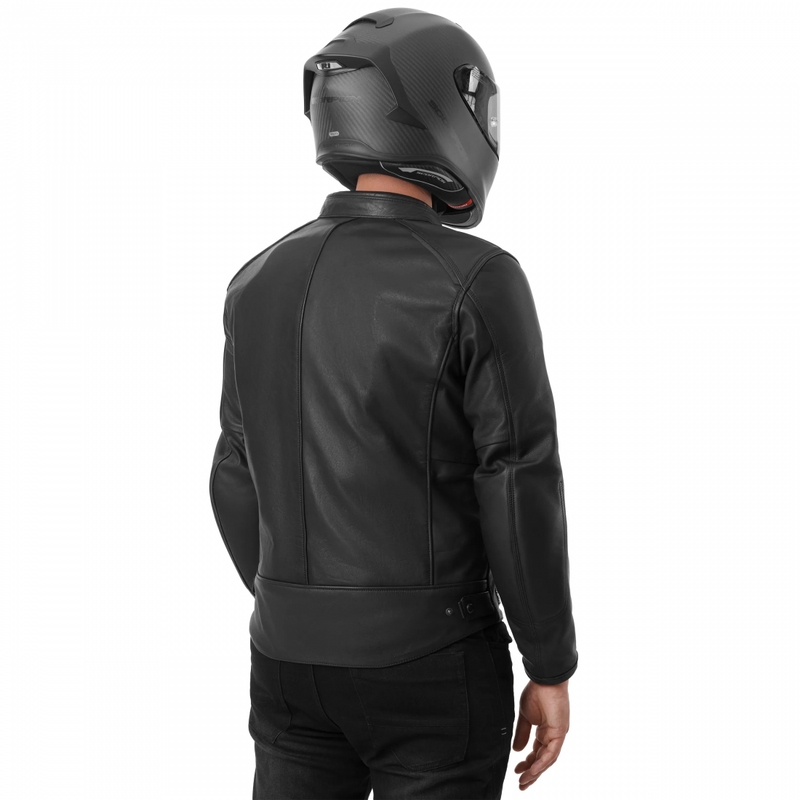 Motorradlederjacke Shima Hunter 3.0 schwarz