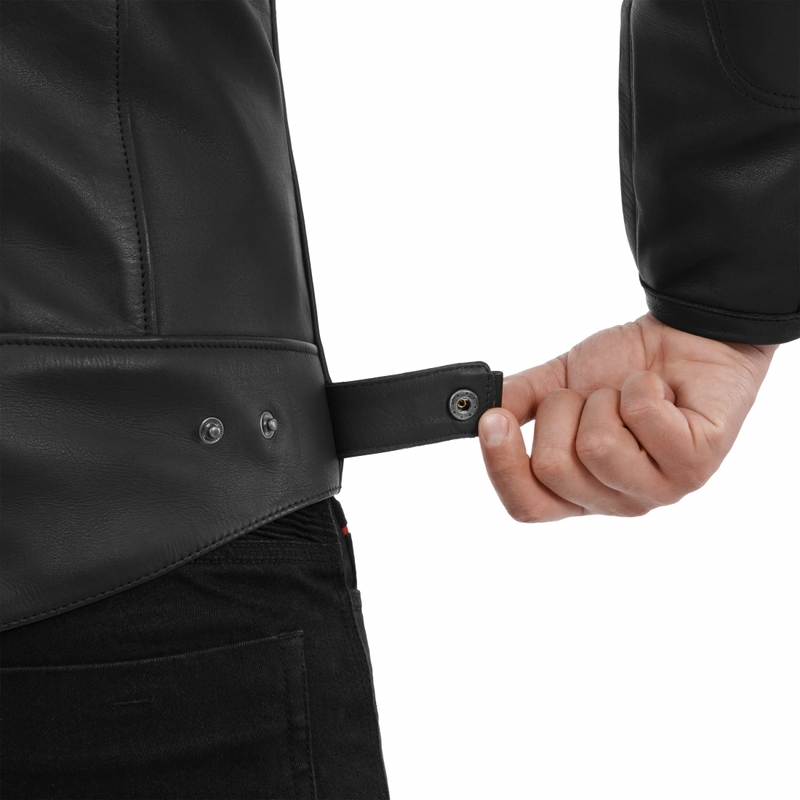 Motorradlederjacke Shima Hunter 3.0 schwarz