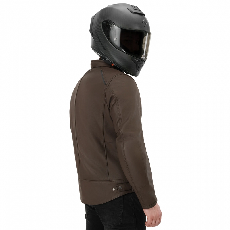 Shima Hunter 3.0 Leder-Motorradjacke braun