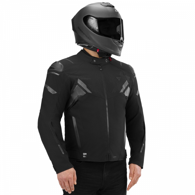 Shima STX Motorradjacke schwarz