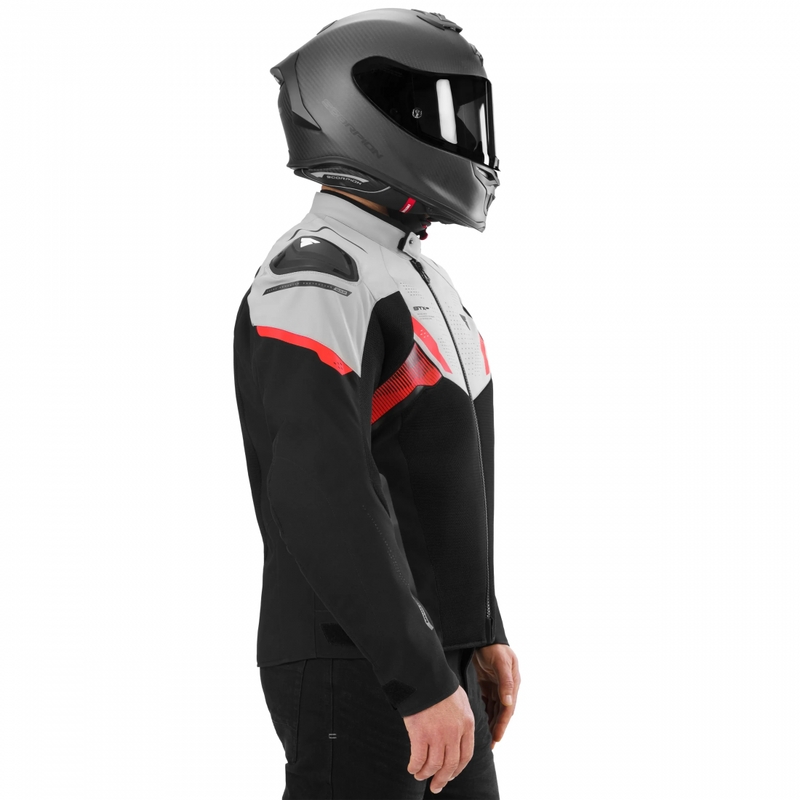 Shima STX Air Motorradjacke grau-rot