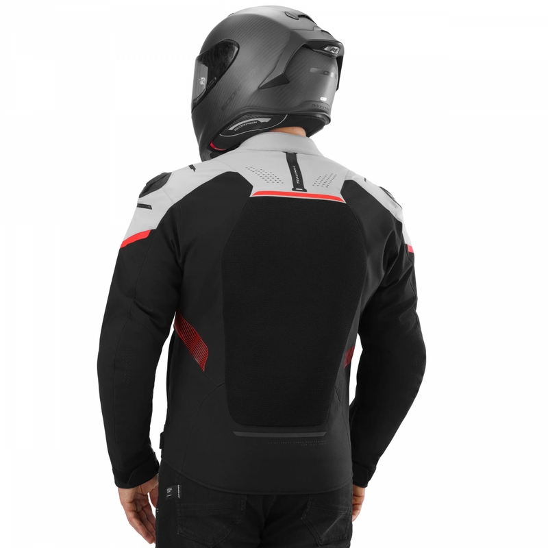 Shima STX Air Motorradjacke grau-rot