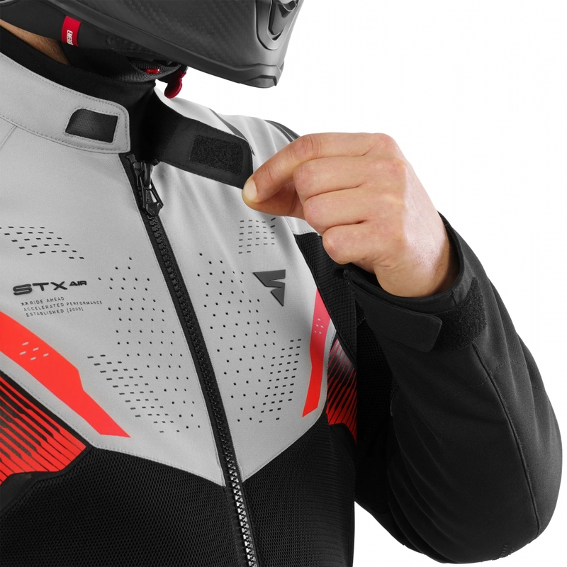 Shima STX Air Motorradjacke grau-rot