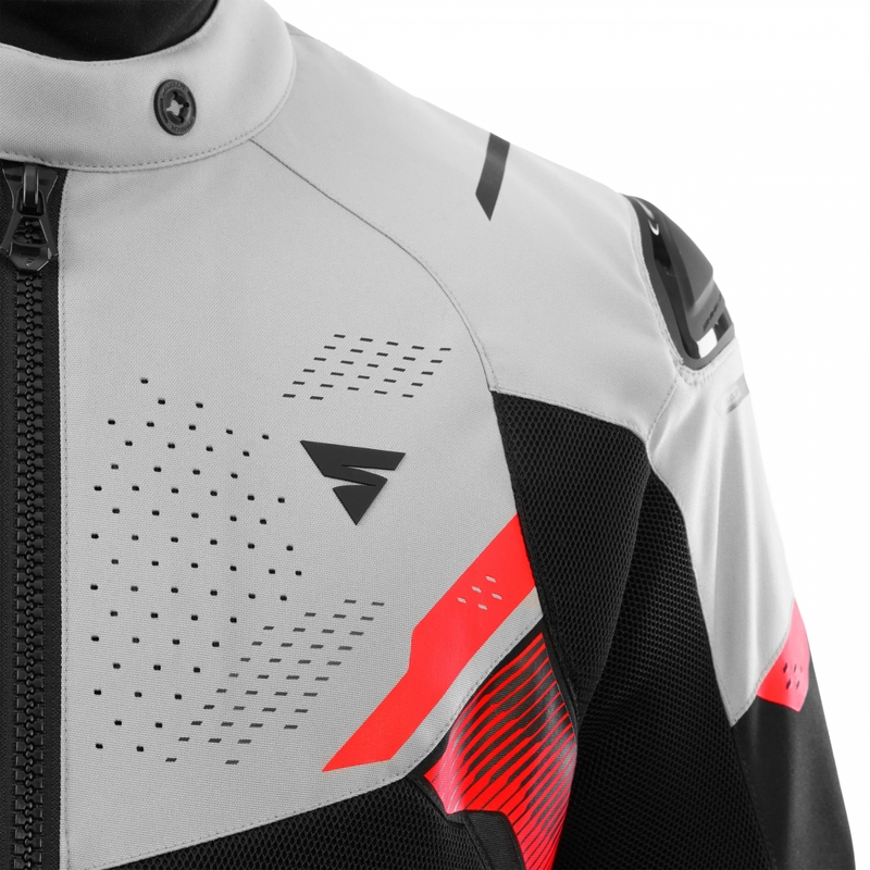 Shima STX Air Motorradjacke grau-rot