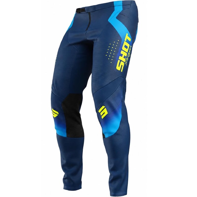 Shot Contact Stream Motocross-Hose blau