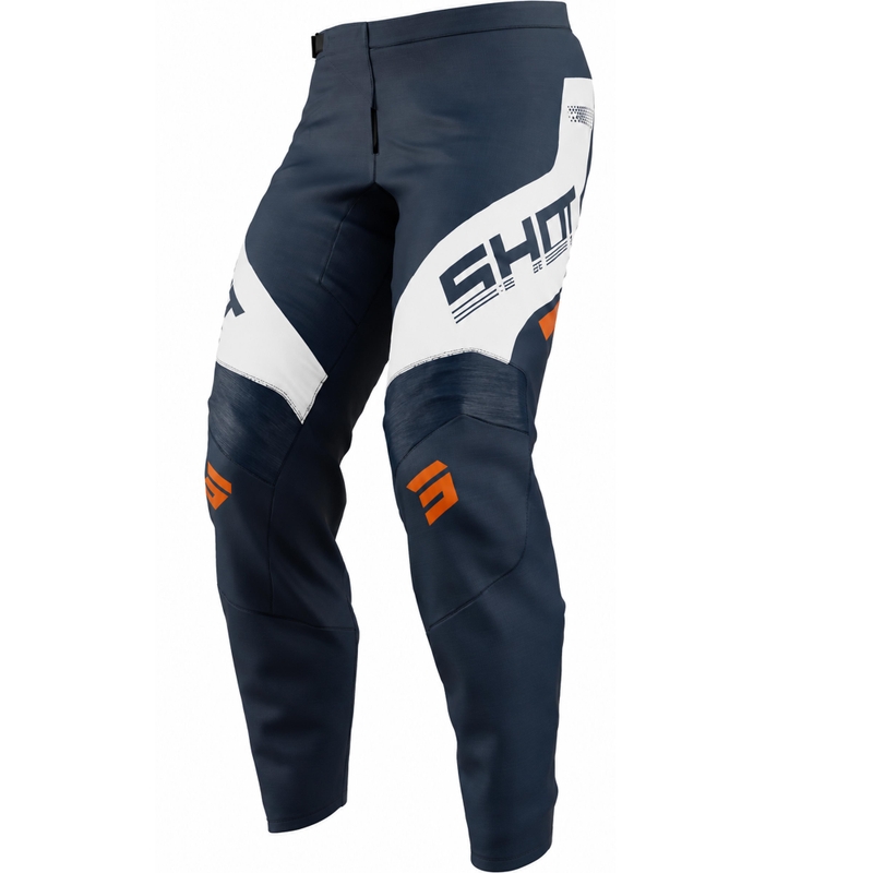 Shot Draw Struck Kinder-Motocrosshose Blau-Orange