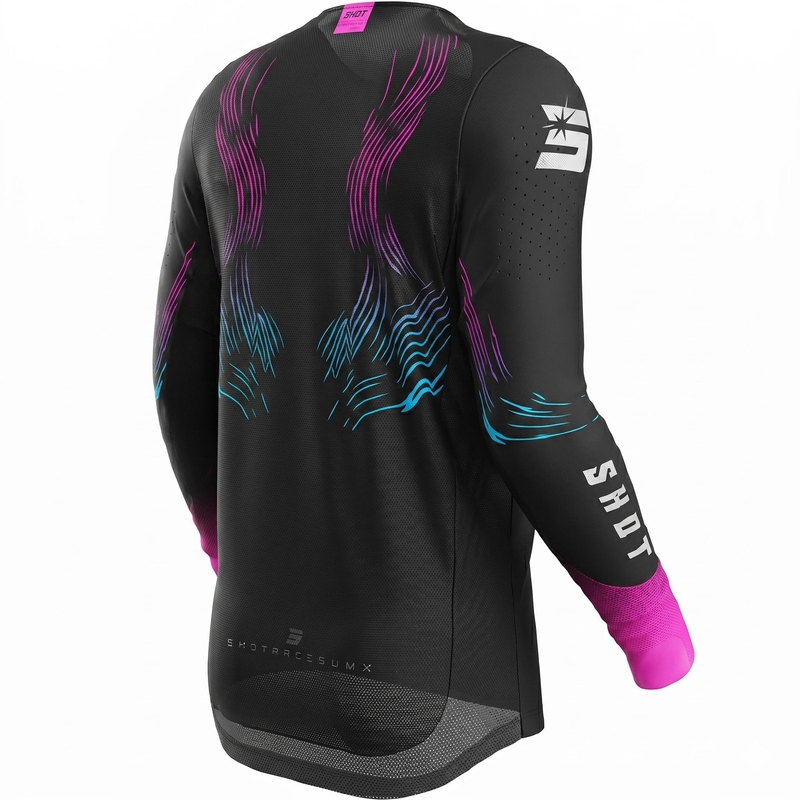 Shot Aerolite Volt Motocross-Trikot Rosa