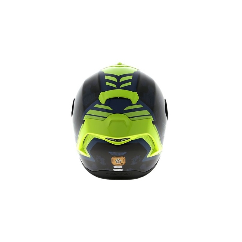 Integralhelm Scorpion EXO-R1 Air Ogi schwarz-fluo gelb Ausverkauf