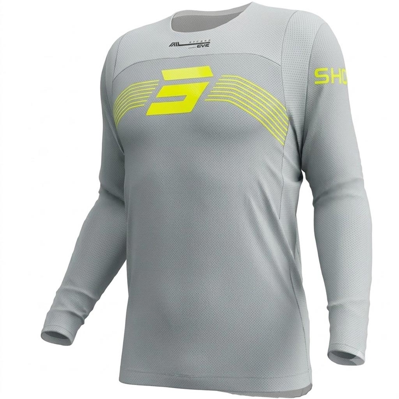 Motocross-Trikot Shot Contact Kicker grau