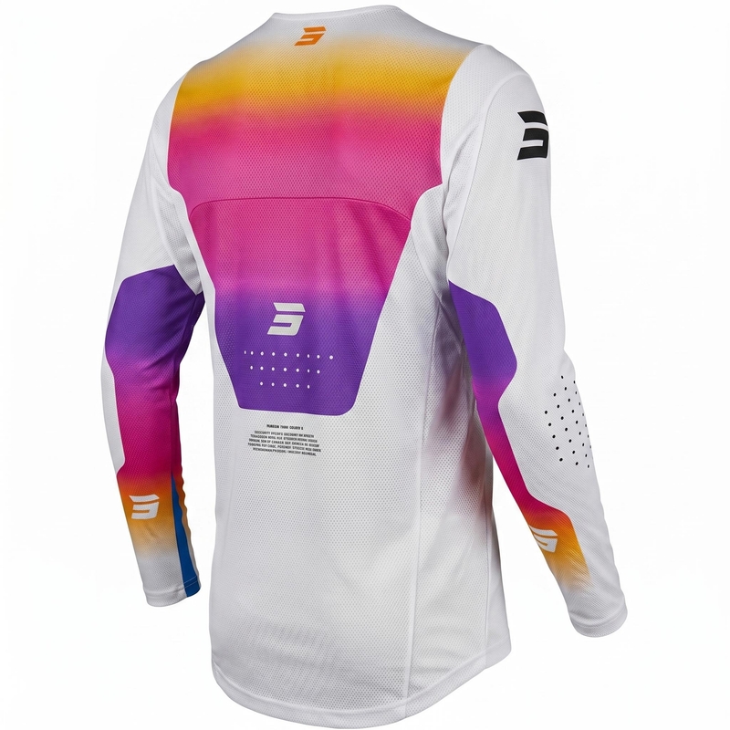 Shot Contact Stream Motocross-Trikot weiß